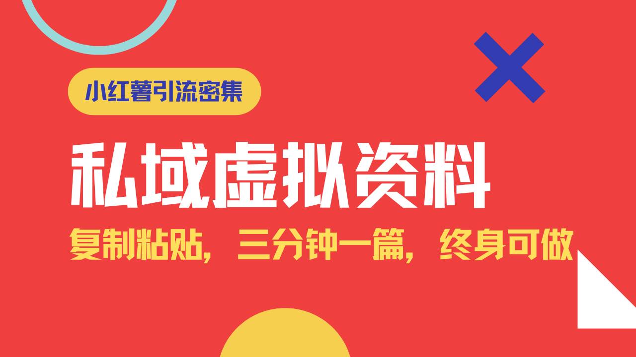 小红书旅游虚拟资料引流秘籍：三分钟图文创作，轻松日入千元-聚合资源库