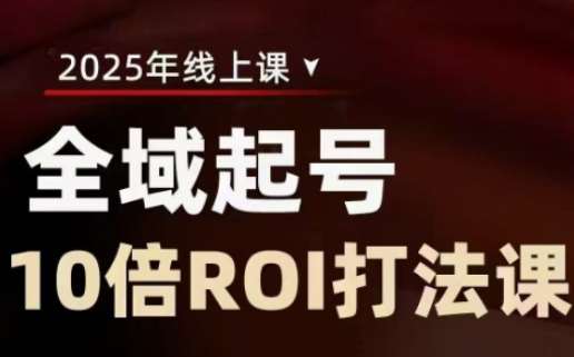 2025全域起号10倍ROI实战策略：提升直播间投资回报率的终极指南-聚合资源库