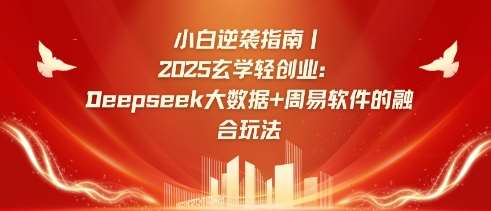 2025玄学轻创业：Deepseek大数据与周易算法融合的逆袭指南-聚合资源库