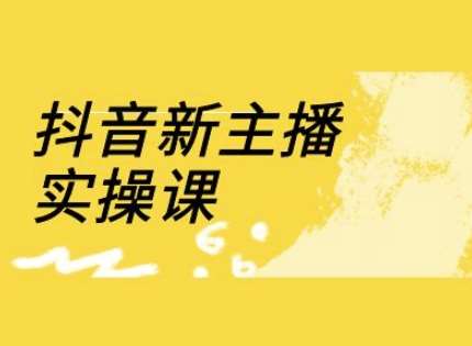 抖音新主播实操课：18节直播流量运营秘籍，快速提升直播间人气-聚合资源库