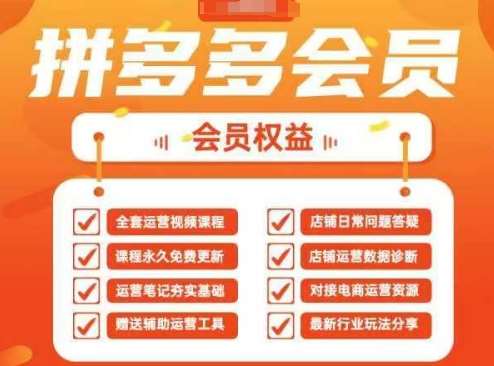 拼多多运营全攻略：40课深度解析，掌握平台运营精髓-聚合资源库