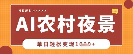 “揭秘农村夜晚：星空下的美丽乡村与经济奇迹”-聚合资源库