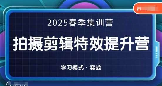 “2025春季摄影剪辑特效：全能技艺飞跃营”-聚合资源库