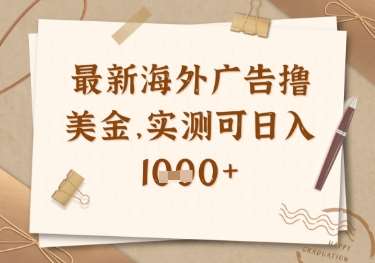 “揭秘：日入美金的海外广告联盟挂机项目优化技巧”-聚合资源库
