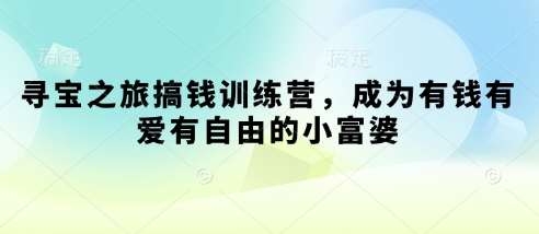 “揭秘财富秘籍：打造你的寻宝之旅，成为财务自由的小富婆！”-聚合资源库