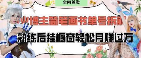 “抖音简笔画书单项目深度解析：30分钟日常实操，轻松实现月入过万”-聚合资源库