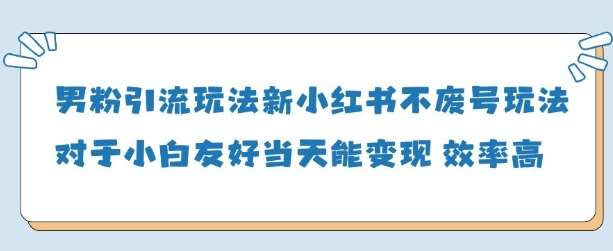 “男性粉丝增长秘籍：高效引流策略助你快速实现变现”-聚合资源库