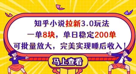 “知乎小说推广秘籍：日赚200+，轻松实现被动收入！”-聚合资源库