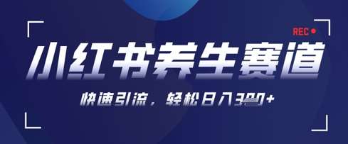 “揭秘：新手如何在小红书打造爆款养生内容，日赚3位数秘籍大公开！”-聚合资源库