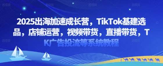 “2025出海攻略：TikTok营销全攻略 – 基建选品到广告投放的实战技巧”-聚合资源库