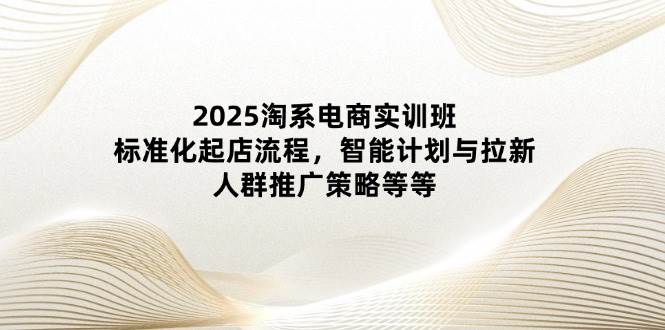 2025年淘系电商：打造爆款店铺的标准化流程与智能拉新技巧-聚合资源库