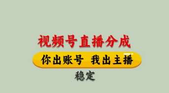 “视频号直播分成策略揭秘：月入8k的盈利秘诀”-聚合资源库