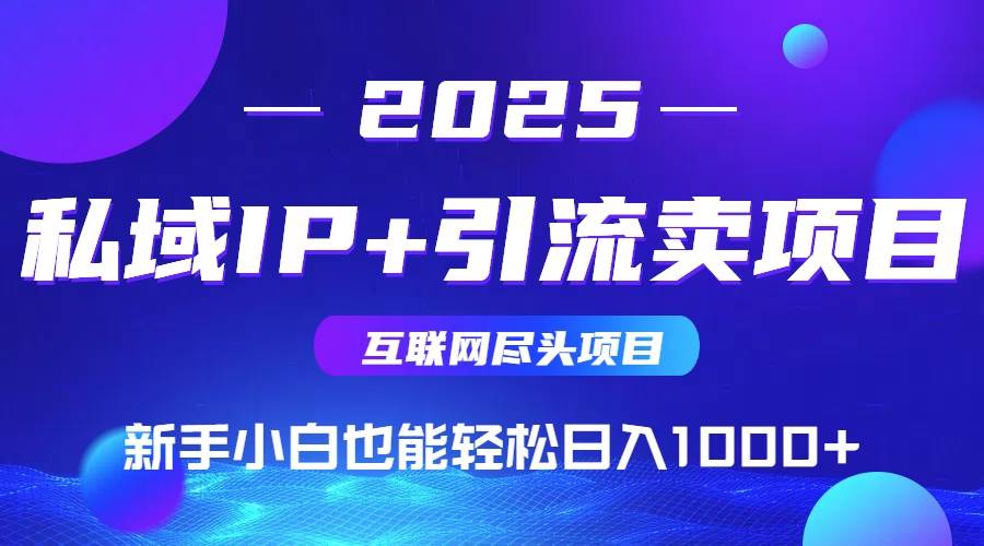 “私域IP项目：零起点小白如何实现日赚1000+的秘诀”-聚合资源库