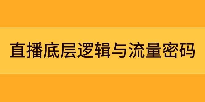 直播流量与优化攻略：揭秘定位模型与案例分析，掌握急速流量承接与数据优化技巧-聚合资源库