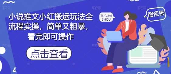 “揭秘：高效小说推广策略，一学即会的小红书搬运技巧”-聚合资源库