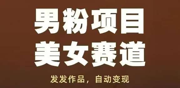“美女赛道独家秘籍：男粉项目如何轻松获流并自动变现”-聚合资源库