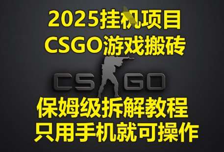 “CSGO搬砖教程：手机操作的保姆级优化策略”-聚合资源库