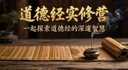 揭秘《道德经》：实修营带你深入探索道家智慧的核心奥秘-聚合资源库