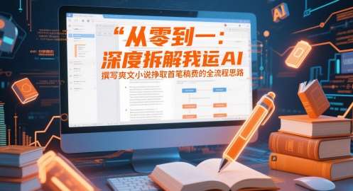 AI助你一臂之力：揭秘如何用人工智能创作畅销小说并赚取第一桶金-聚合资源库